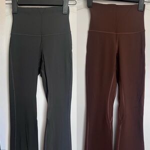 Lululemon Mini Flare Extra Short Leggings BUNDLE DEAL. Size 0. 28” Inseam
